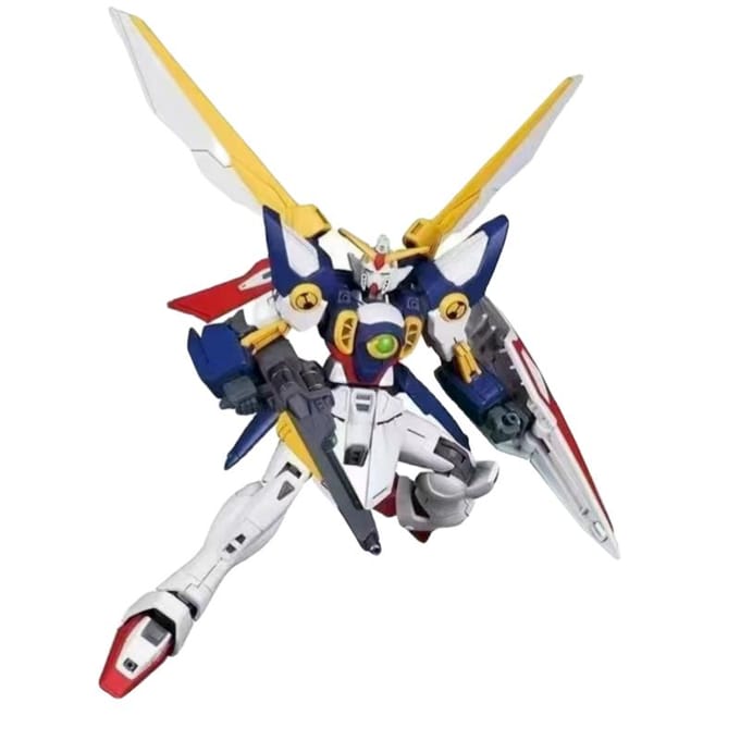 EW Wing XXXG-01W Zero Type Kaal Prototype Hg 1/144 Monteer Het Model Actiefiguren Bureau Ornamenten Speelgoed Cadeau Verzamelaar white