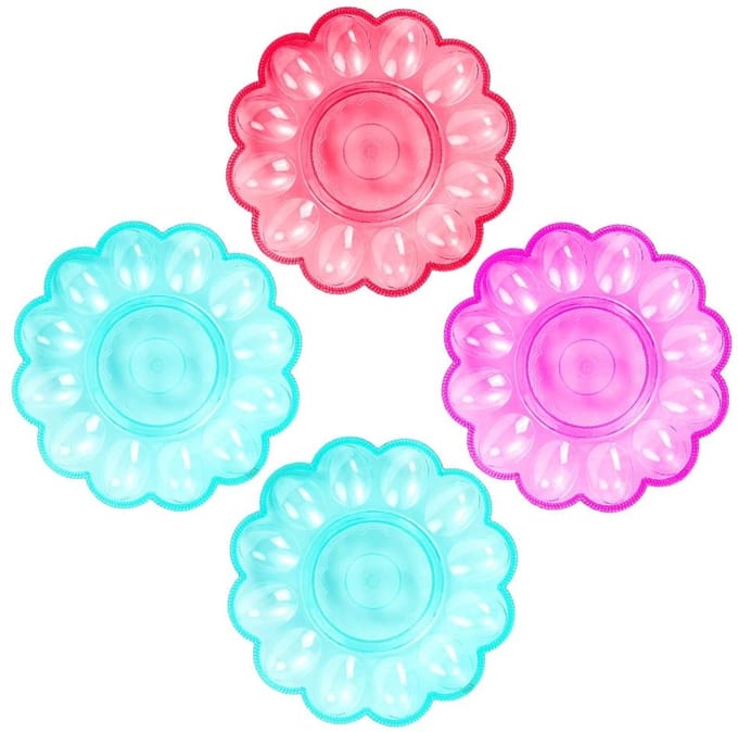 Dailygoody - Ei Dienblad - Eiertray - Veilig en kleurrijk - Plastic
