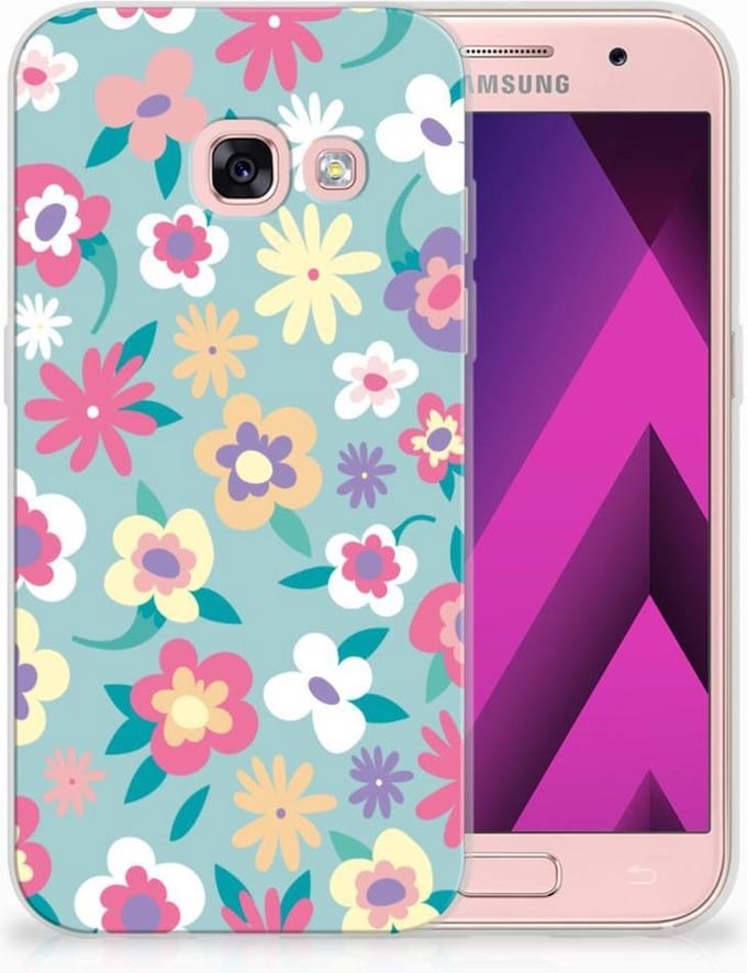 Samsung Galaxy A3 2017 TPU Case Flower Power