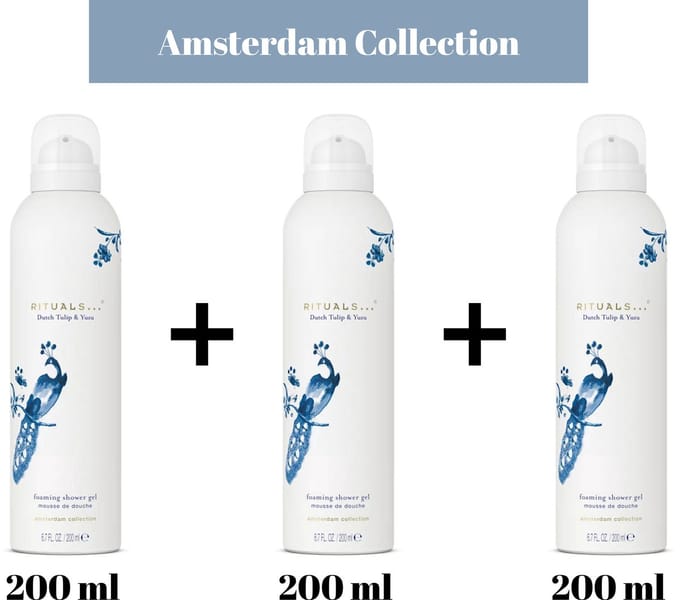Rituals - Amsterdam Collection - Douche Schuim 3X 200 ml = 600 ml - Shower Gel