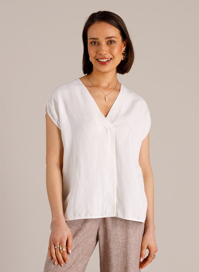YEST Mila Tops - Off White - maat 34