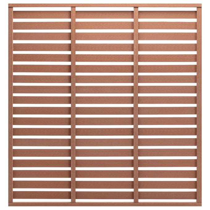 vidaXL - Schuttingpaneel - 180x180 - cm - HKC - bruin