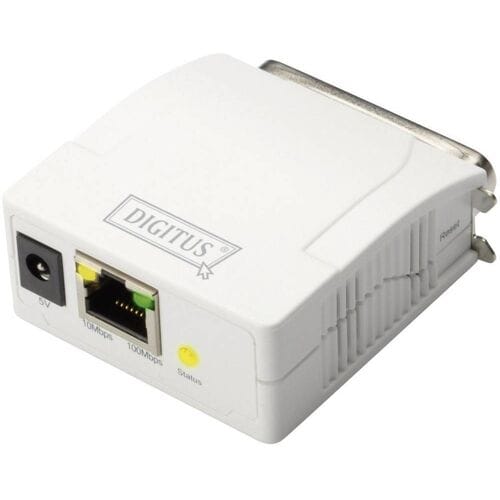 DIGITUS DN-13001-1 Fast Ethernet Print Server parallel