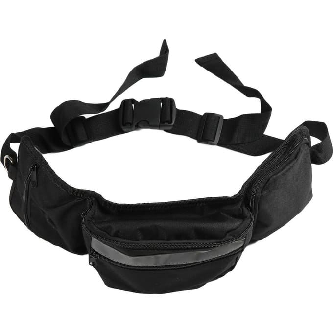 Honden Trainings Taille Tas Multifunctioneel Grote Capaciteit Hondentraining Taille Traktatie Tas met Verborgen black