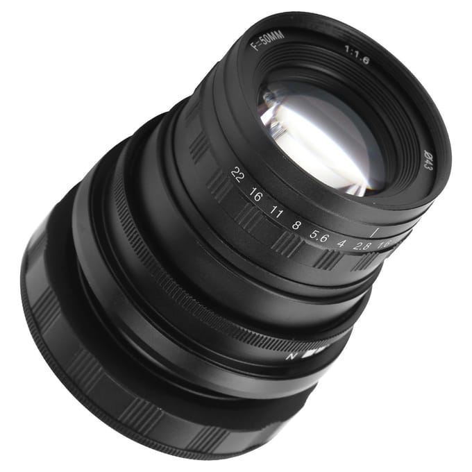 50mm F1.6 E-mount Tilt-Shift Handmatige Full-Frame Lens voor Sony A9 A7 Serie Spiegelloze Camera black