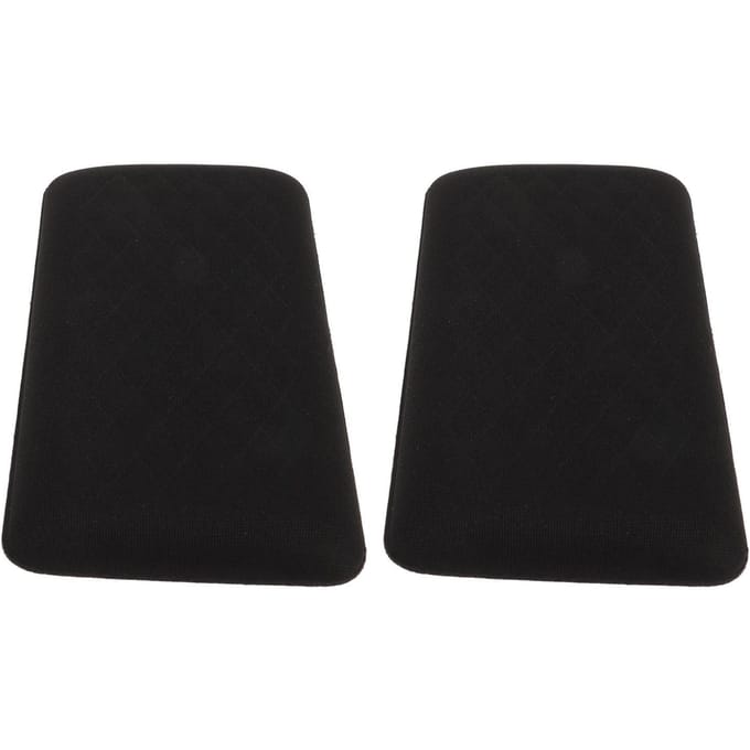 2 pièces Coussins de jambe de voiture Éponge Doux Universel Automobile Console centrale Coussin de genou et de coude Noir black