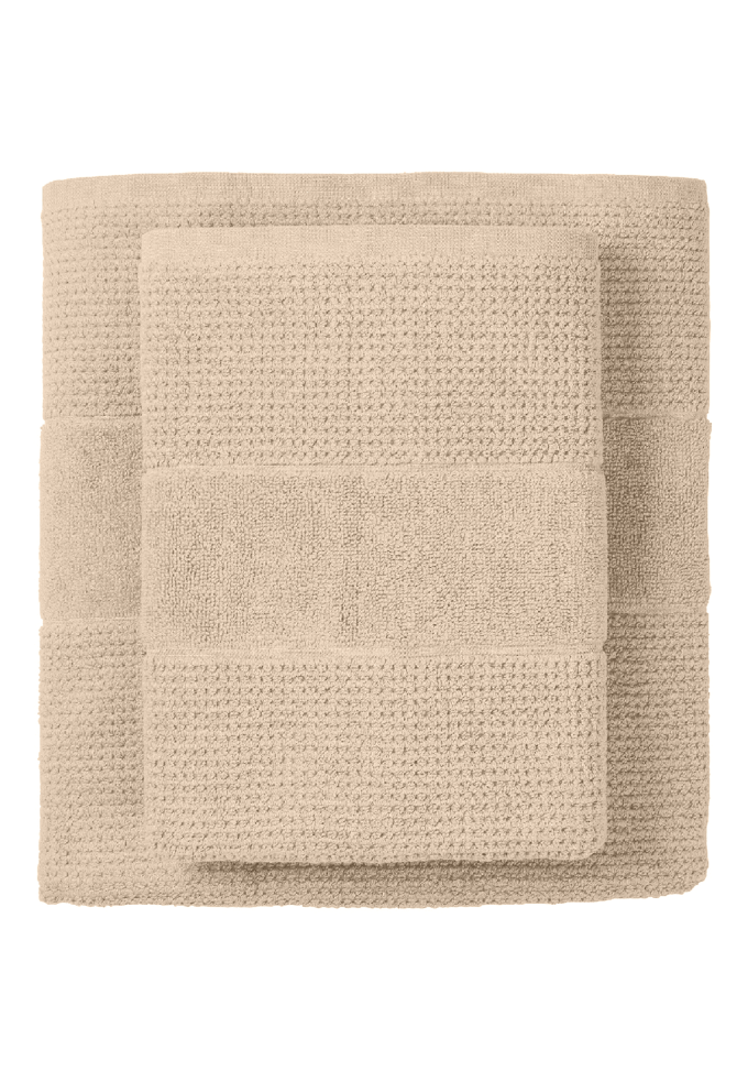Douchehanddoek, set van 2 stuks, 70 x 140 cm, sahara - SCHIESSER Home 70*140