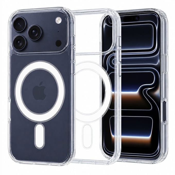 Techsuit MagSafe Pro - Hoesje - iPhone 17 Pro - Transparant - MagSafe
