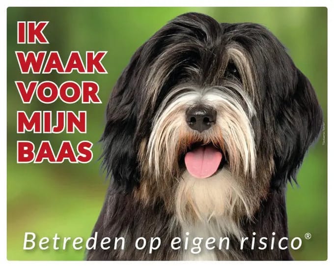 Tibetaanse Terrier Waakbord