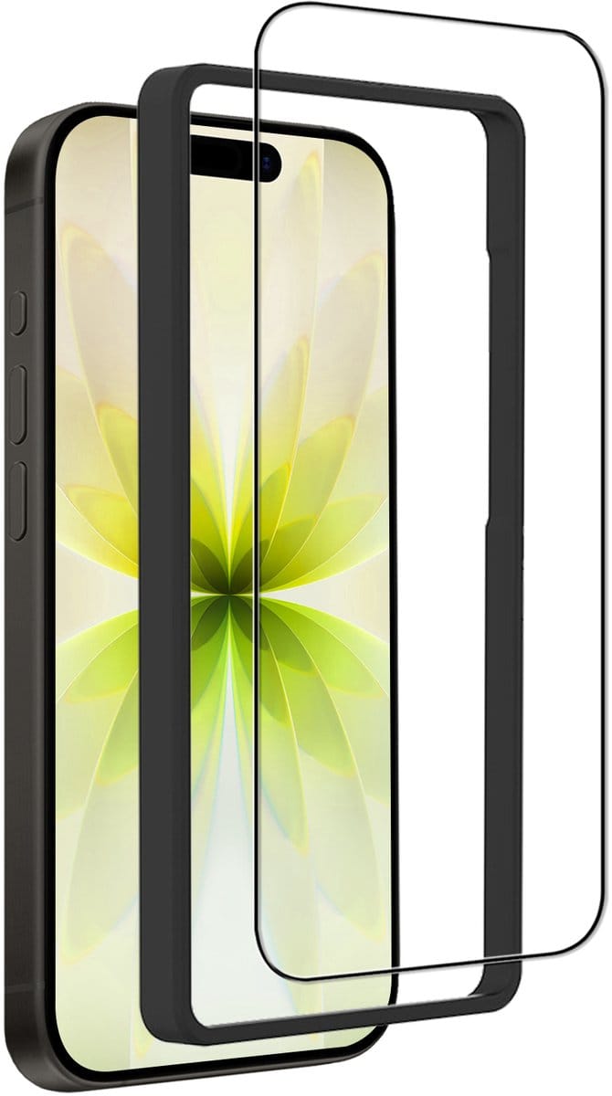 Screenprotector - Geschikt voor Apple iPhone 17 - Met Installatie Frame - Gehard Glas - Beschermglas - Tempered Glass - Screen Protector