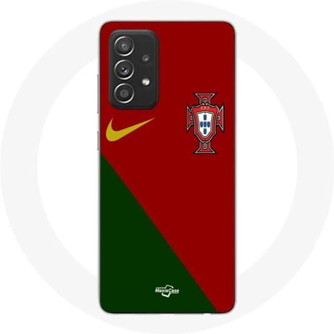Coque - maniacase - Samsung Galaxy A52 - Noir - Souple - Maillot Nike noir