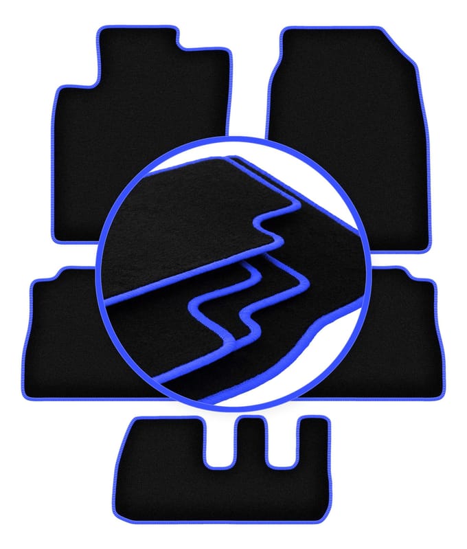 CARLUX-BLUE automatten voor: Chevrolet Captiva 7-zitter (2006-2017)
