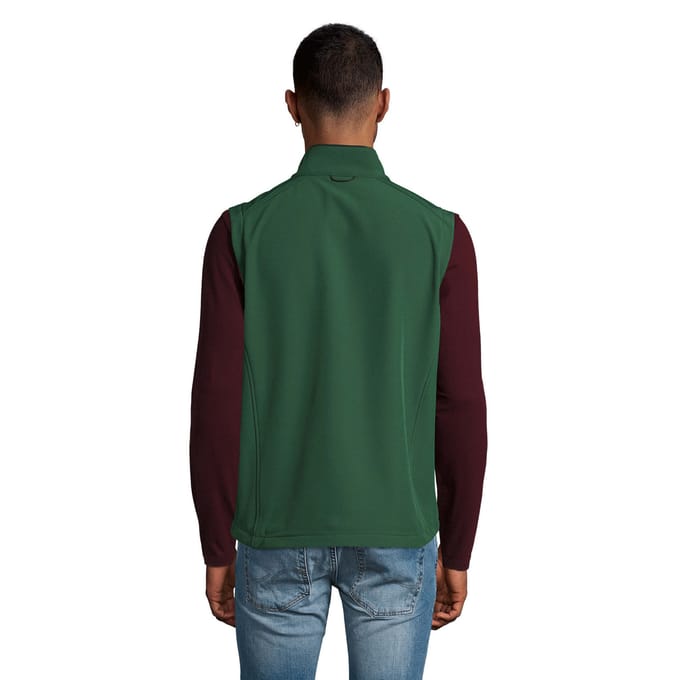 SOLS Heren Rallye Softshell Mouwloos Gilet (Fles groen)