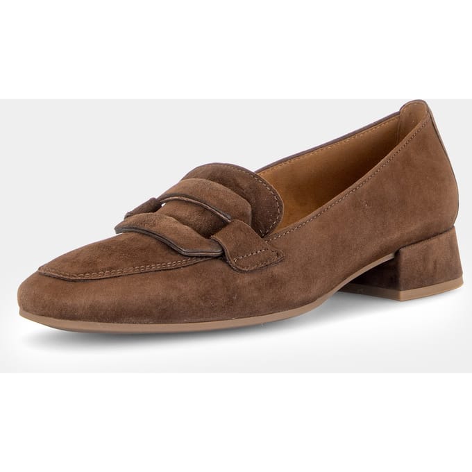 Schoenen van glanzend leer - cognac - Gr. 41 van Goldner Fashion