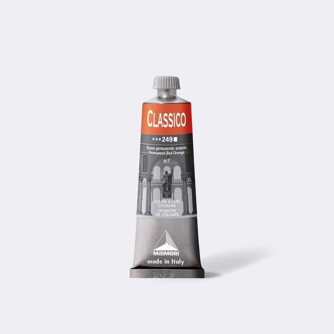 Maimeri Classico - olieverf - Rosso permanente arancio 249 - tube 60 ml