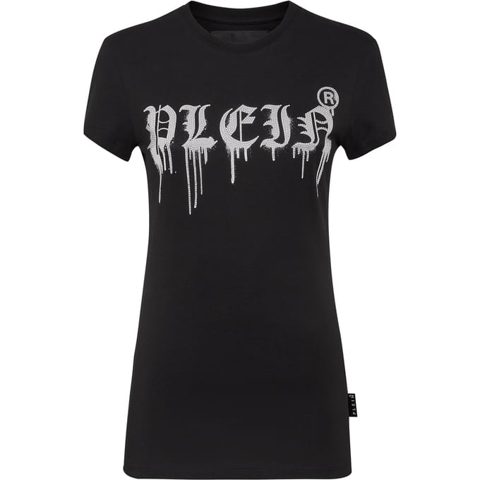 T-Shirt Ronde Hals Gothic Plein