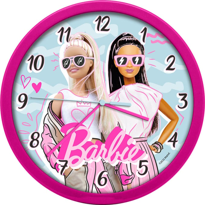 Barbie wandklok