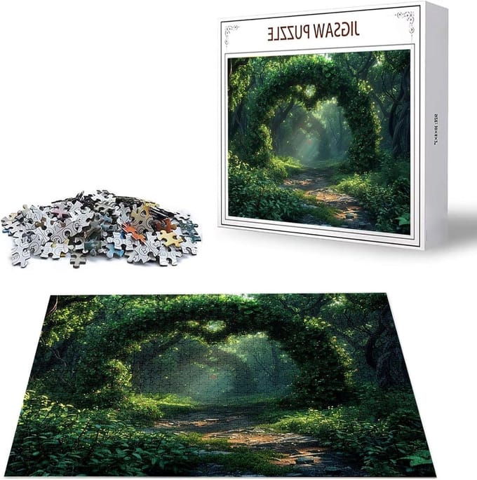 Legpuzzel Bos - Volwassen Puzzel - Ontspanning Thuis - Genummerde Achterkant - 1000 Stukjes - Natuurlijk