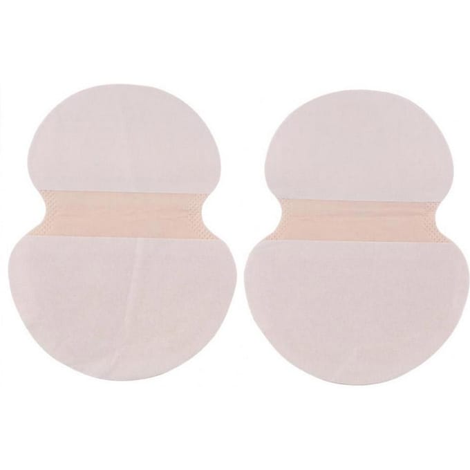 Okselzweetpads Okselantitranspirantsticker Absorberende zweetpads Wegwerpantitranspirant wit