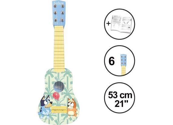 Lexibook Bluey Houten gitaar 53 cm Instrumenten Interactief speelgoed