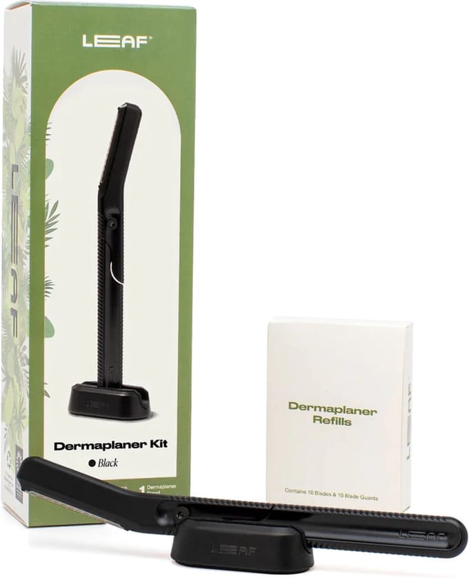 Leaf Dermaplaner Complete Set | Zwart