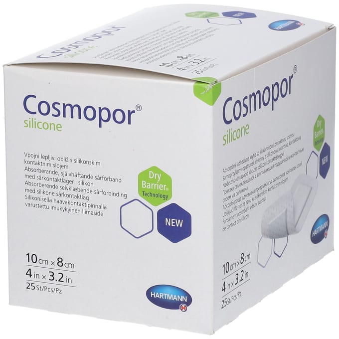 Hartmann Cosmopor® Silicone 10 x 8 cm 901102 25 Overige