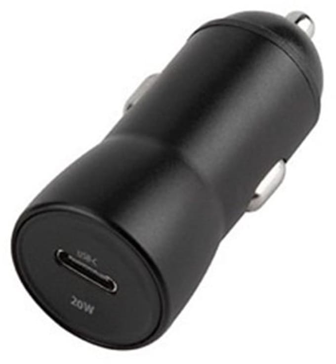 OneOne auto snellader USB C. 20W lader. Autolader adapter past op Apple iPhone 13 Mini, iPhone 13 Pro, iPhone 13 Pro Max, iPhone 14, iPhone 14 Plus, iPhone 14 Pro, iPhone 14 Pro Max