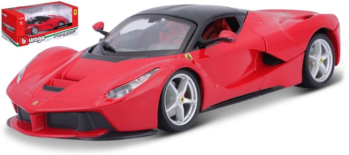 Bburago Schaalmodel Ferrari La Ferrari 1:24 Rood/zwart