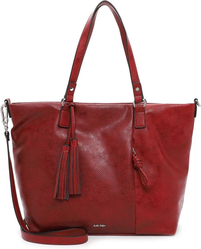 SURI FREY Schoudertas Nicky Cityshopper Darkred Donkerrood