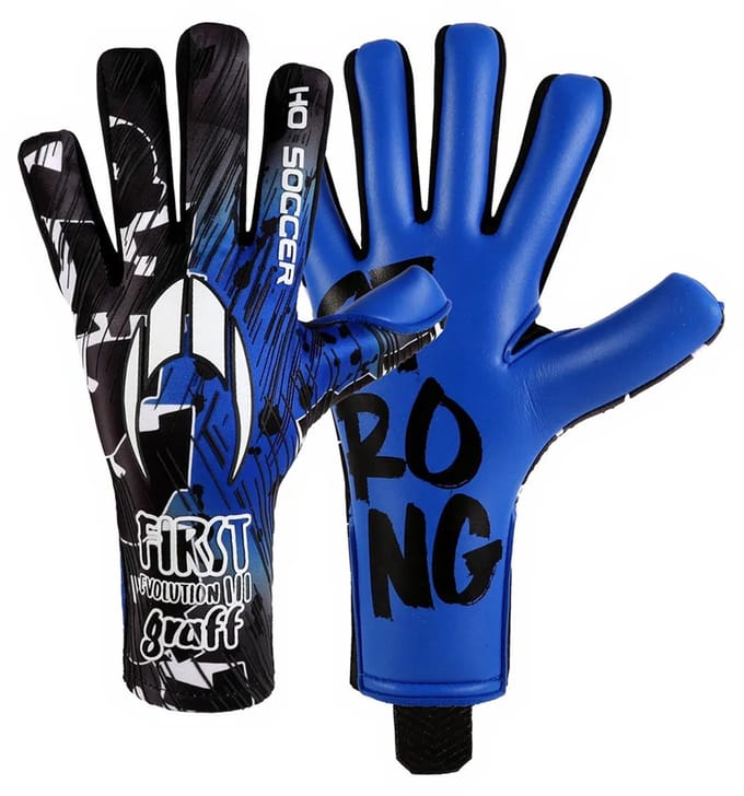 Ho Soccer First Evolution Iii Ng Keepershandschoenen Blauw,Zwart 6