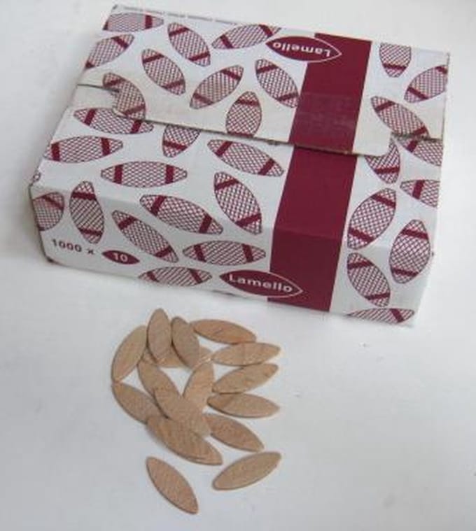 Lamello lamellen - plaatjes  type 10 - Hout - 1000 stuks