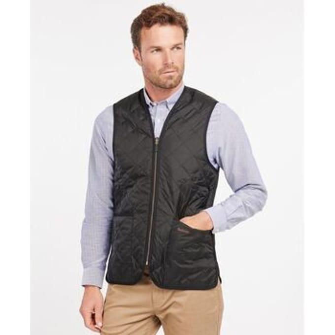 Barbour Voering Quilted Zip-in Zwart - Maat 44 - Heren - Binnenjas