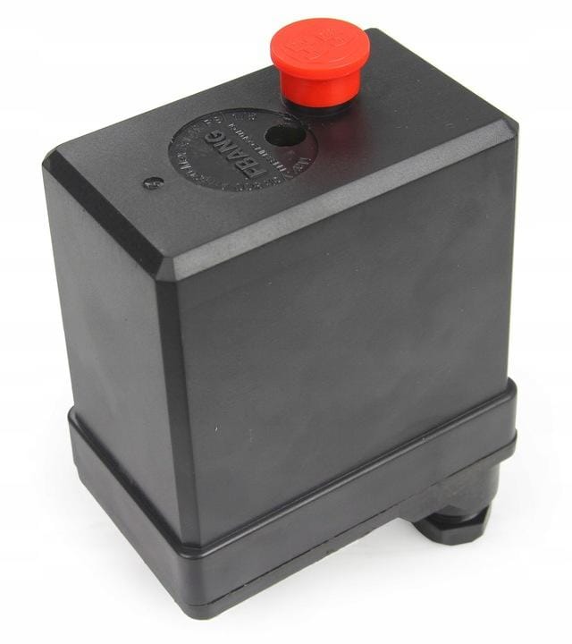 GEKO Drukschakelaar voor luchtcompressoren - Instelbaar - Max. 12 bar - 240V - 16A