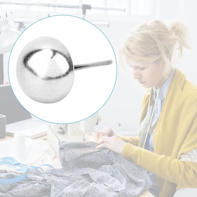 100 STKS Dubbele Voet Noppen Paddenstoel Spike Klinknagel voor Leerbewerking DIY Portemonnee Handtas white