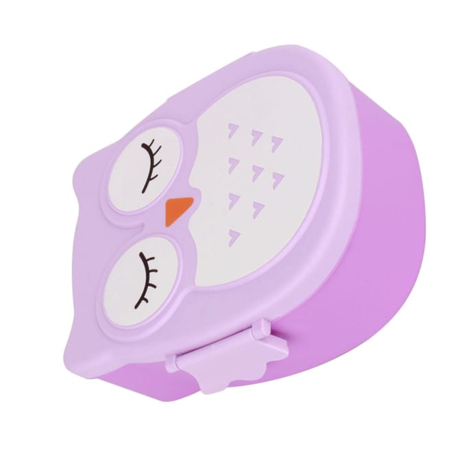 Plastic Draagbare Cartoon Lunchbox Voedselveilig Magnetron Opbergcontainer white