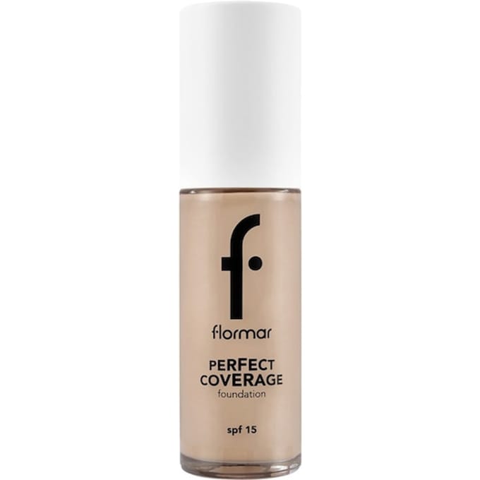 Flormar Foundation Perfecte dekking SPF 15 Vloeibare foundation Dames 30 ml