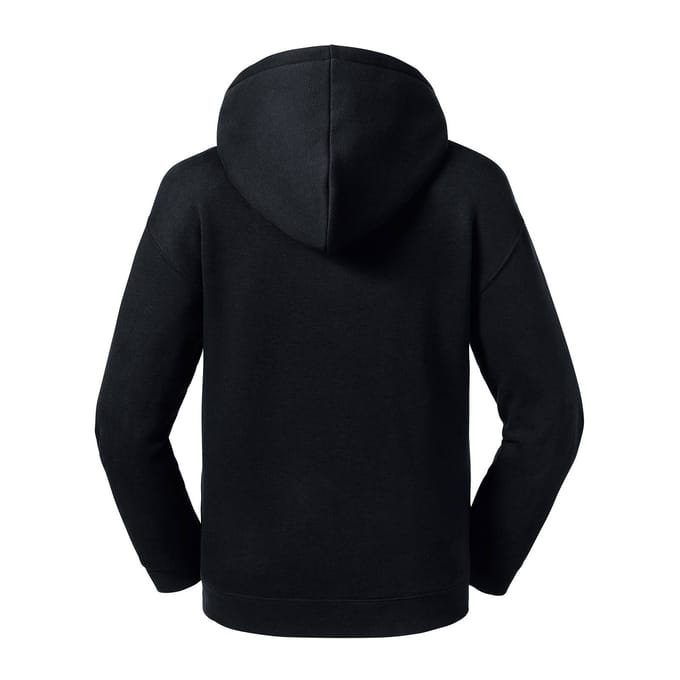 Russell Kinderen/Kinderen Authentieke Sweatshirt met kap (Zwart)