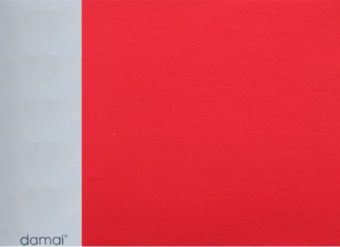 Damai Double Jersey Hoeslaken - Ledikant - 60x120 cm - Red