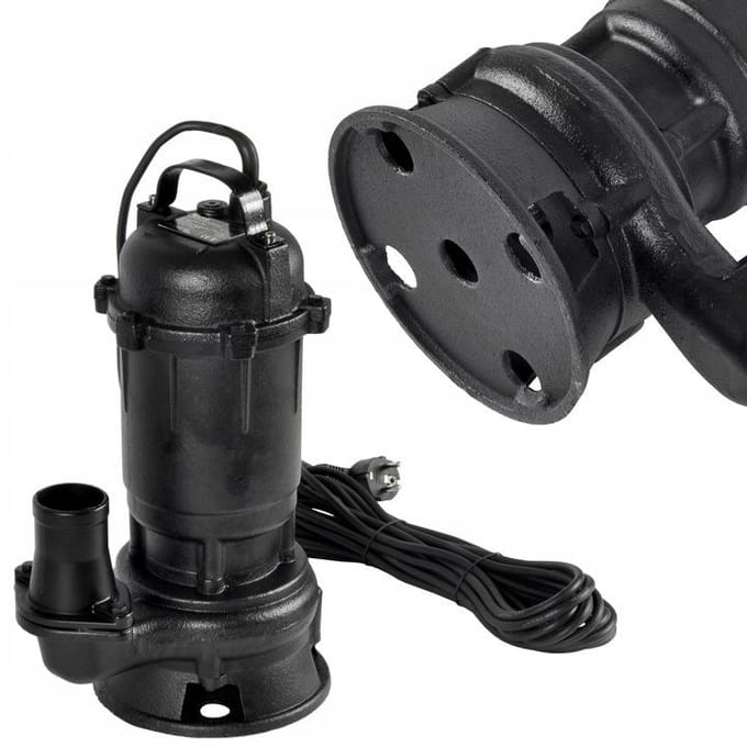 GEKO Waterpomp - 550 W - 17.000 l/u - 5 cm koppeling - 8 m toevoerlijn
