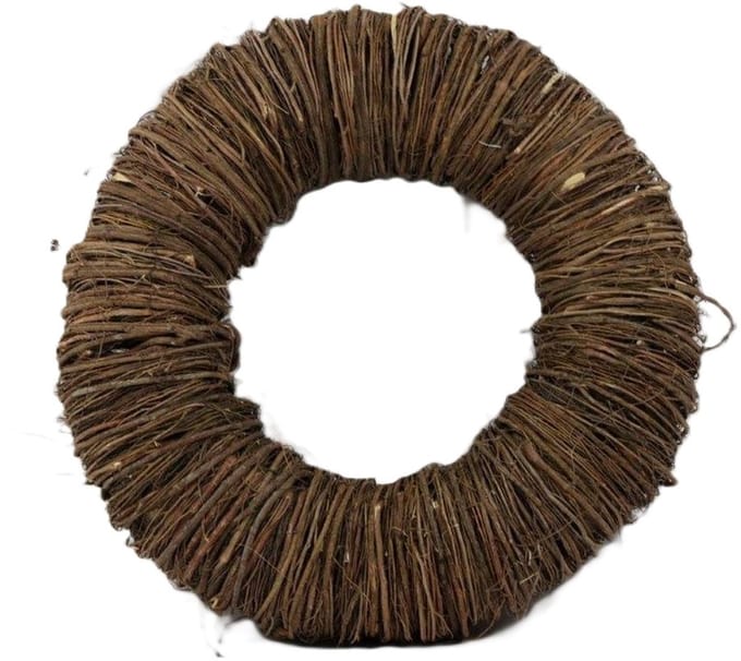 DBT Krans Kerstkrans Mactan Grass Natural -  Bruin - D60cm