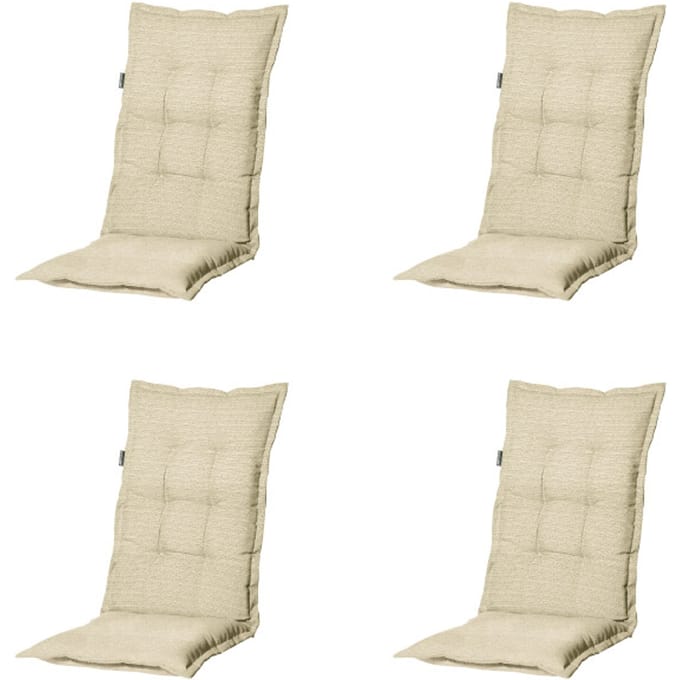 Madison kussen hoge rug richmond - 123x50x6cm set van 4