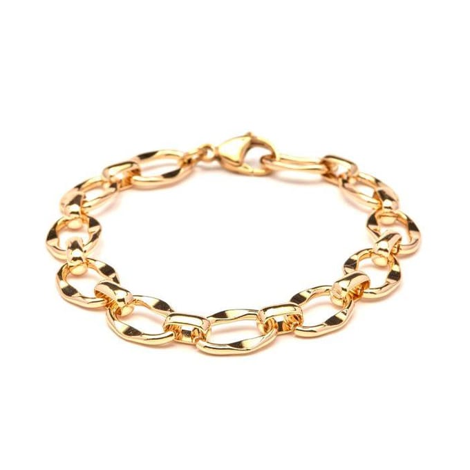 Luxenter Armband met 18-karaats geelgouden afwerking - Thaero