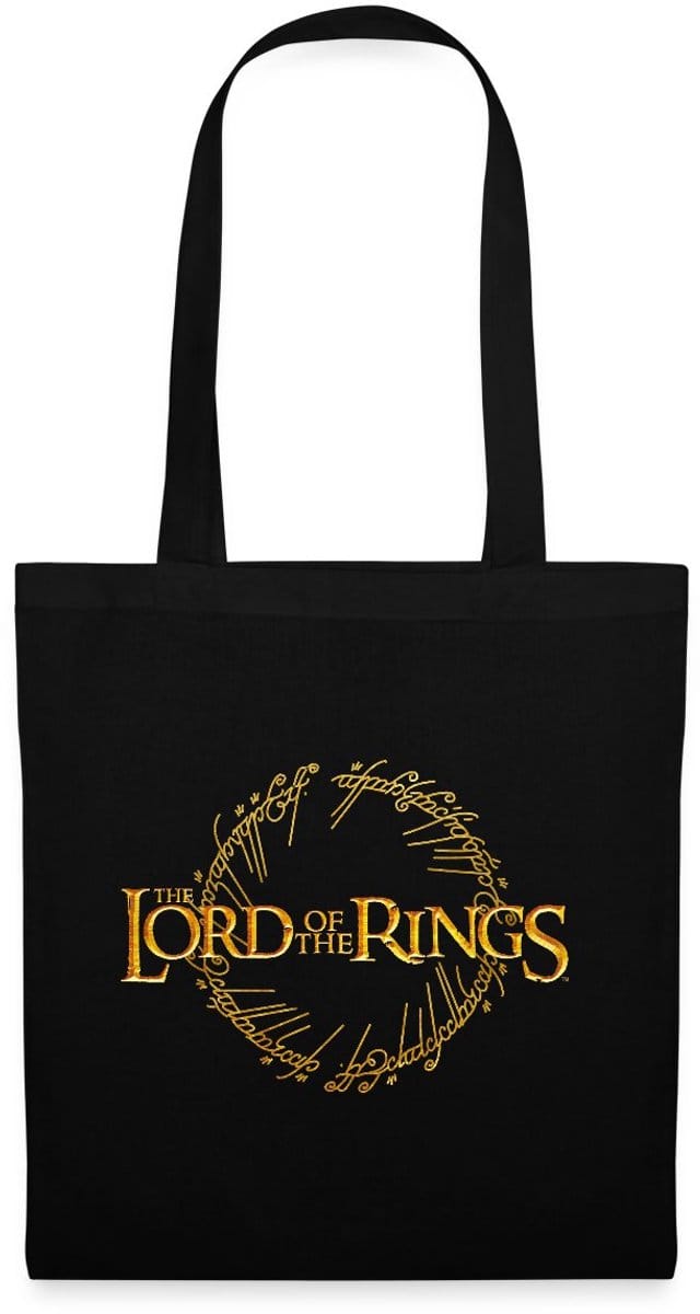 The Lord Of The Rings Logo En Ring Inscriptie Tas Van Stof Schoudertas