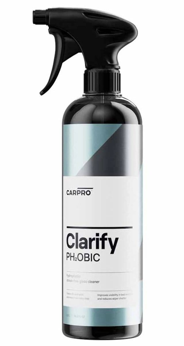 CarPro Clarify PH₂OBIC 500ml – Waterafstotende Glasreiniger