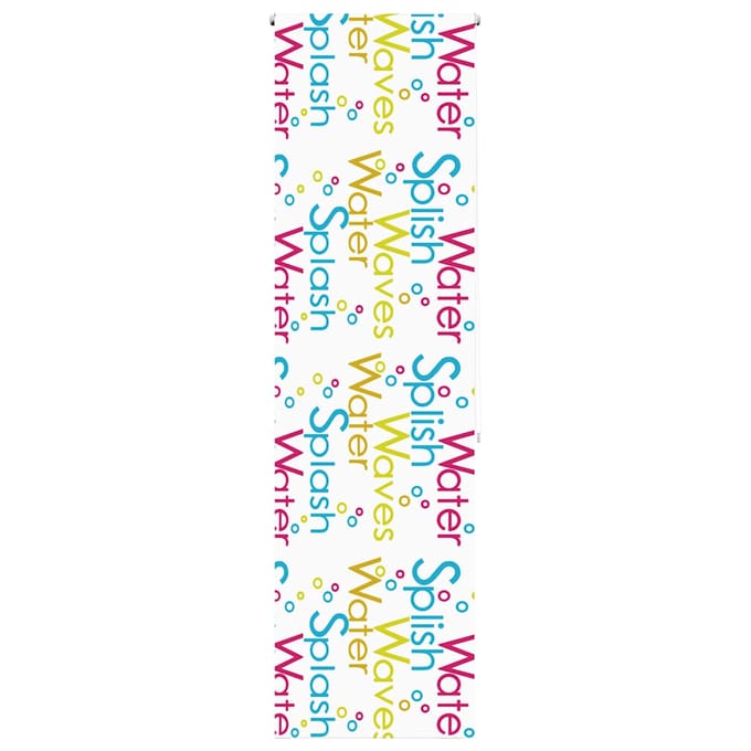 vidaXL - Doucherolgordijn - 60x240 - cm - stofbreedte - 56 - cm