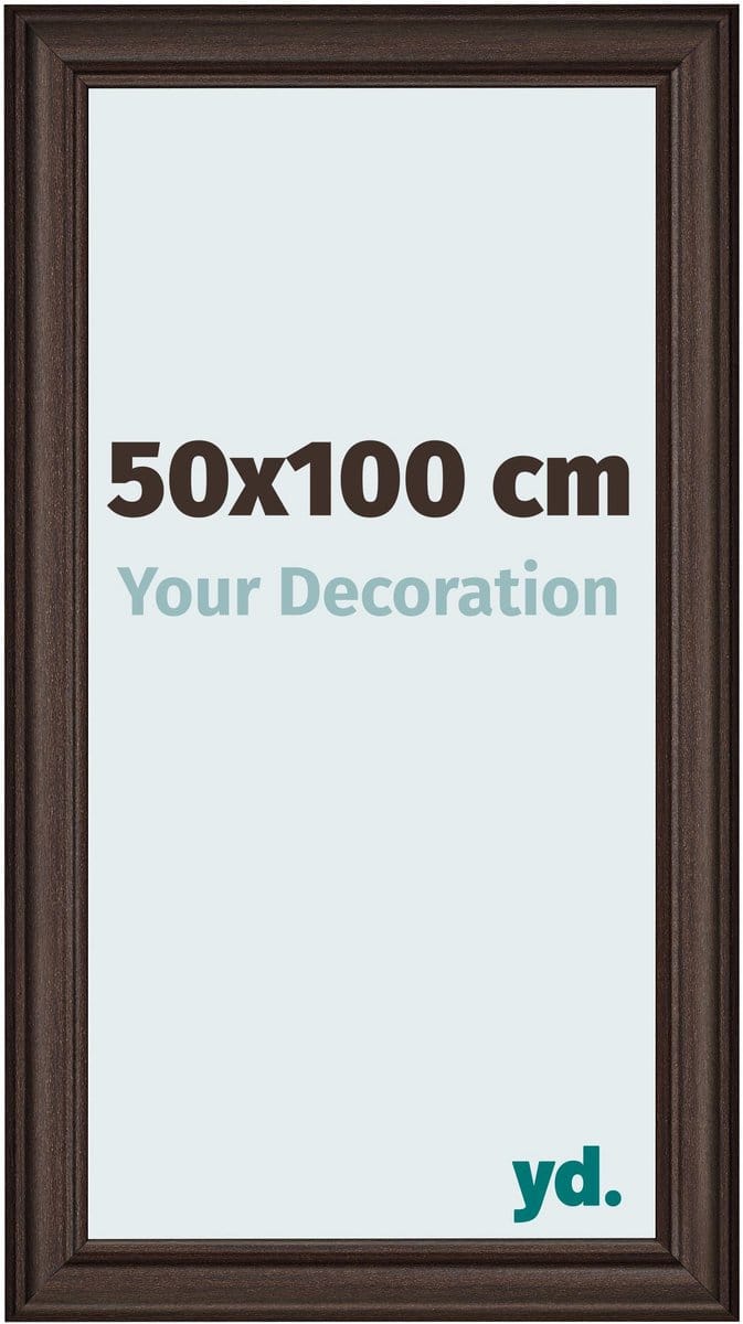 Your Decoration - Fotolijst 50x100 cm - MDF - Eiken Donker - Lazio