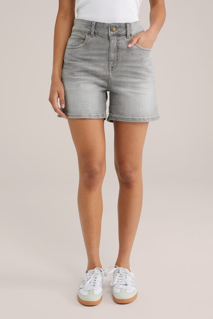 We Fashion Short Grey Größe: W36 | Kurze Sporthosen Outlet | Damen | Grau