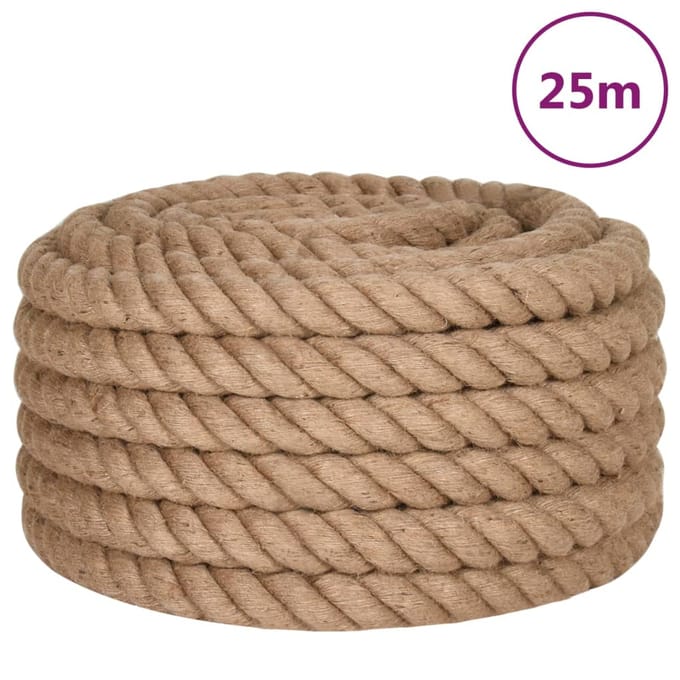 vidaXL - Touw - 25 - m - lang - 30 - mm - dik - jute