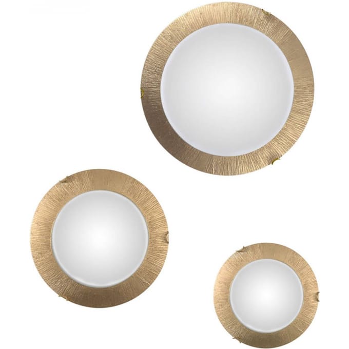 austrolux Kolarz Maan Zon wandlamp, goud, Ø 50 cm