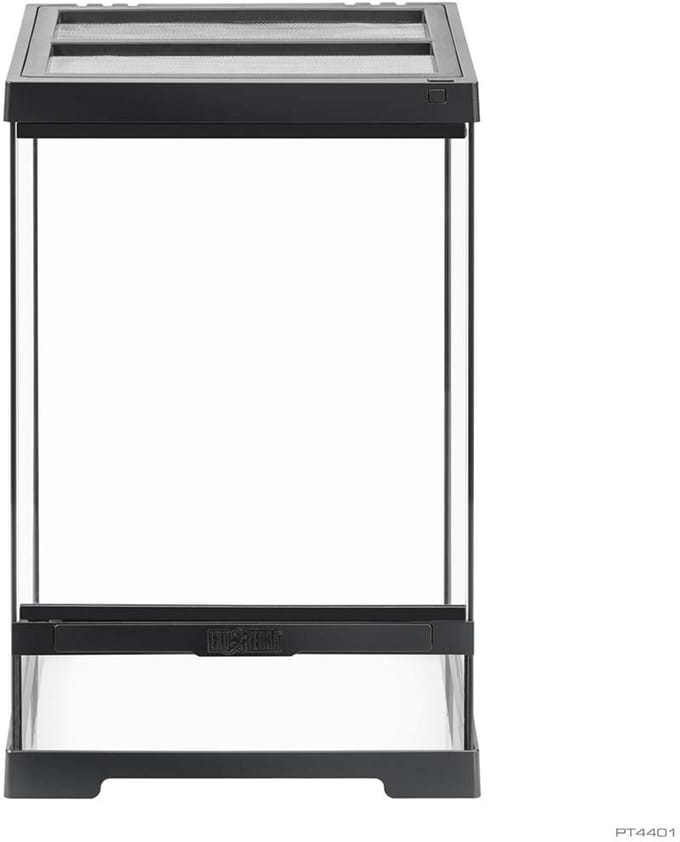 Exo Terra Pro Terrarium Zwart | Advanced Natural Terrarium 45Ã—45Ã—60 cm met 3-traps ventilatie